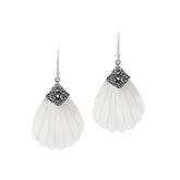 AE-1200-MOP Sterling Silver Earring With Mother Of Pearl Jewelry Bali Designs Inc